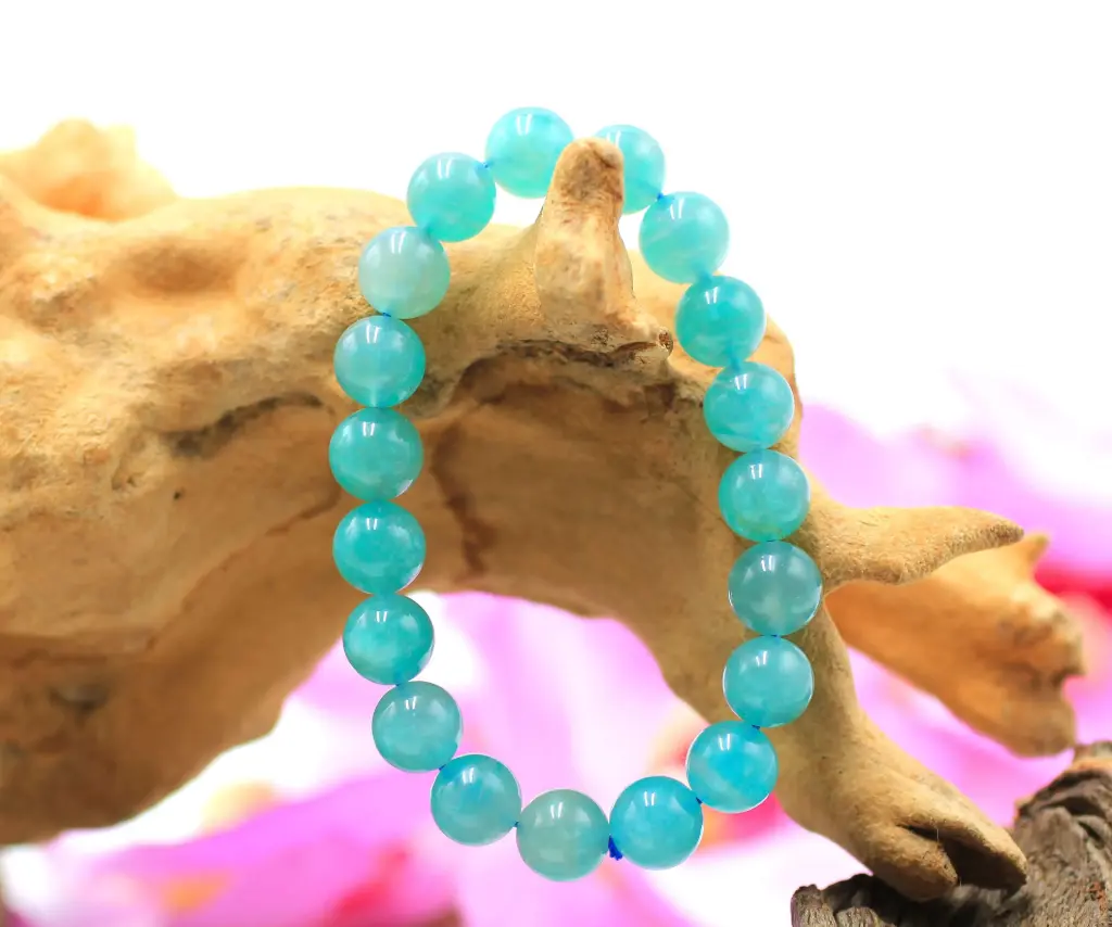 Bracelet en perles 10mm en Amazonite