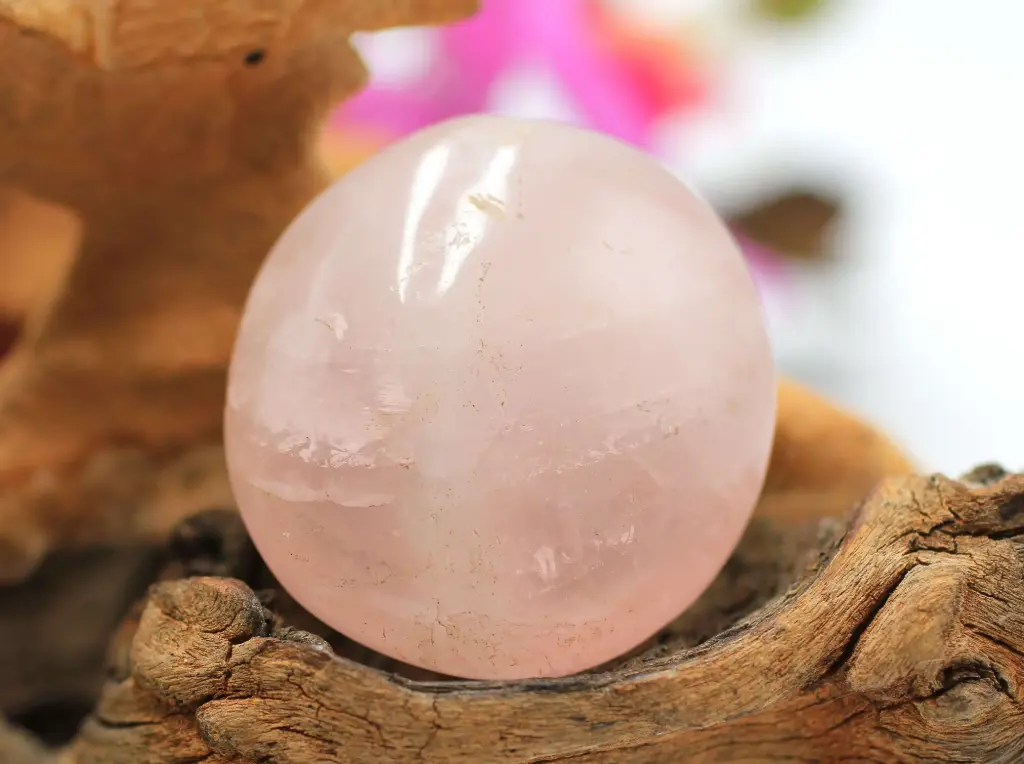 Galet en Quartz rose