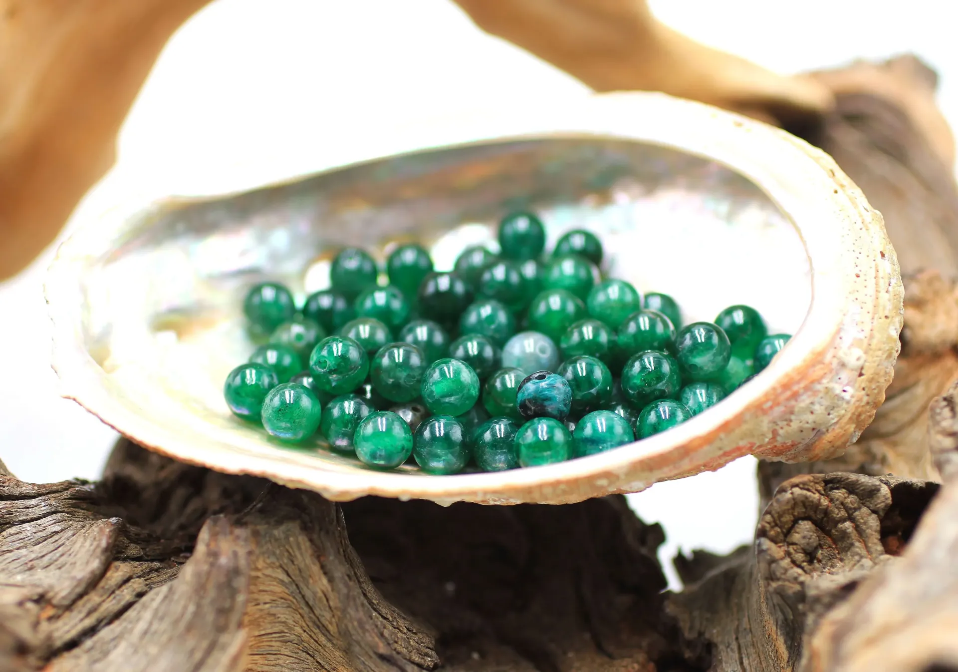 Perle 6mm en Fuschite