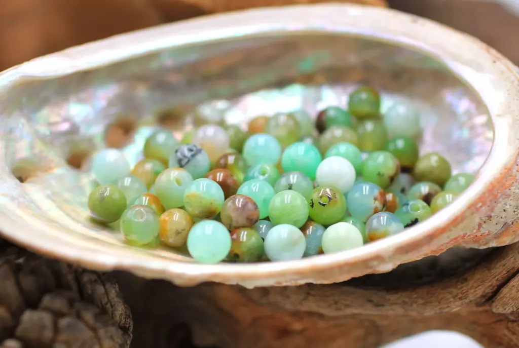 Perle 6mm en Chrysoprase