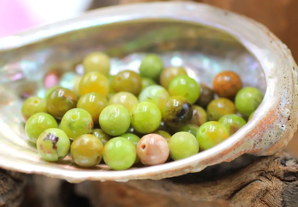 Perle 8mm en Opale verte