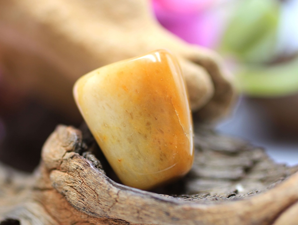 Aventurine jaune roulée