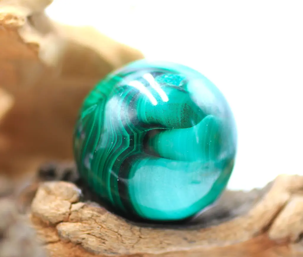 Sphère en Malachite