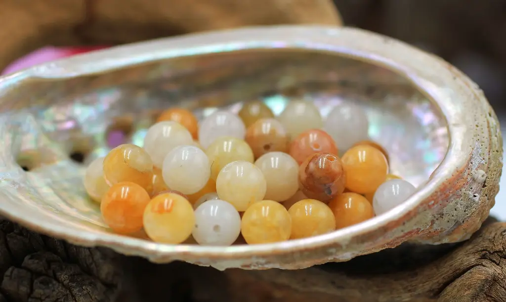 Perle 8mm en Aventurine jaune