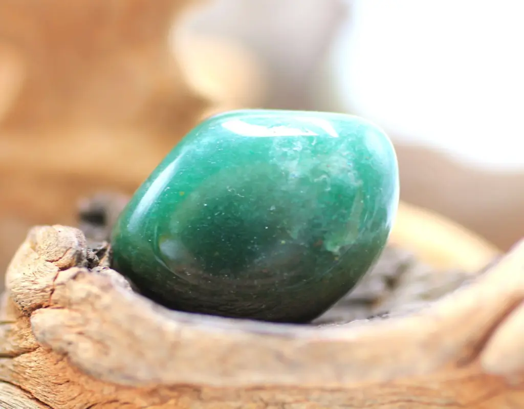 Aventurine verte roulée