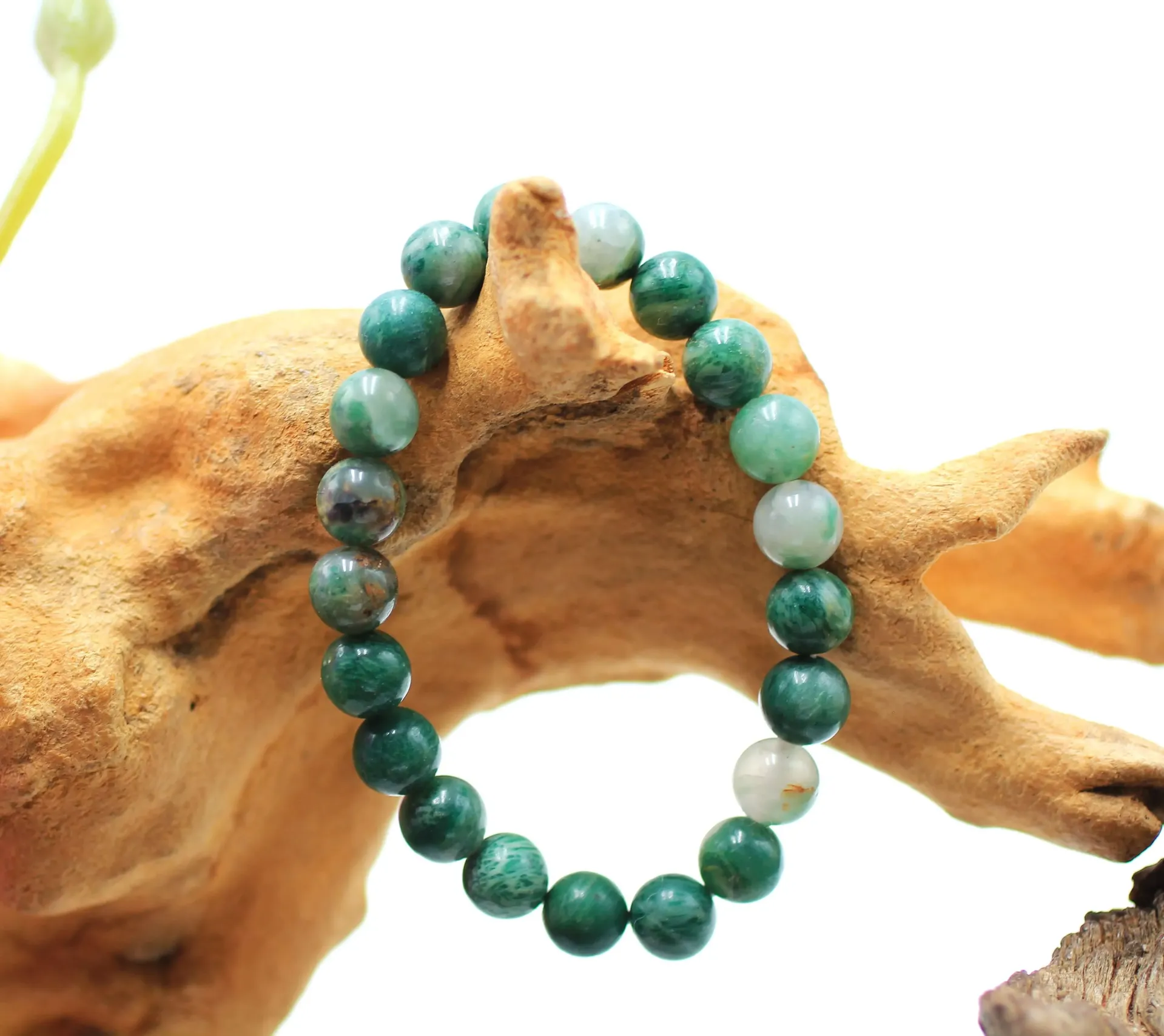 Bracelet en perles 8mm en Budstone