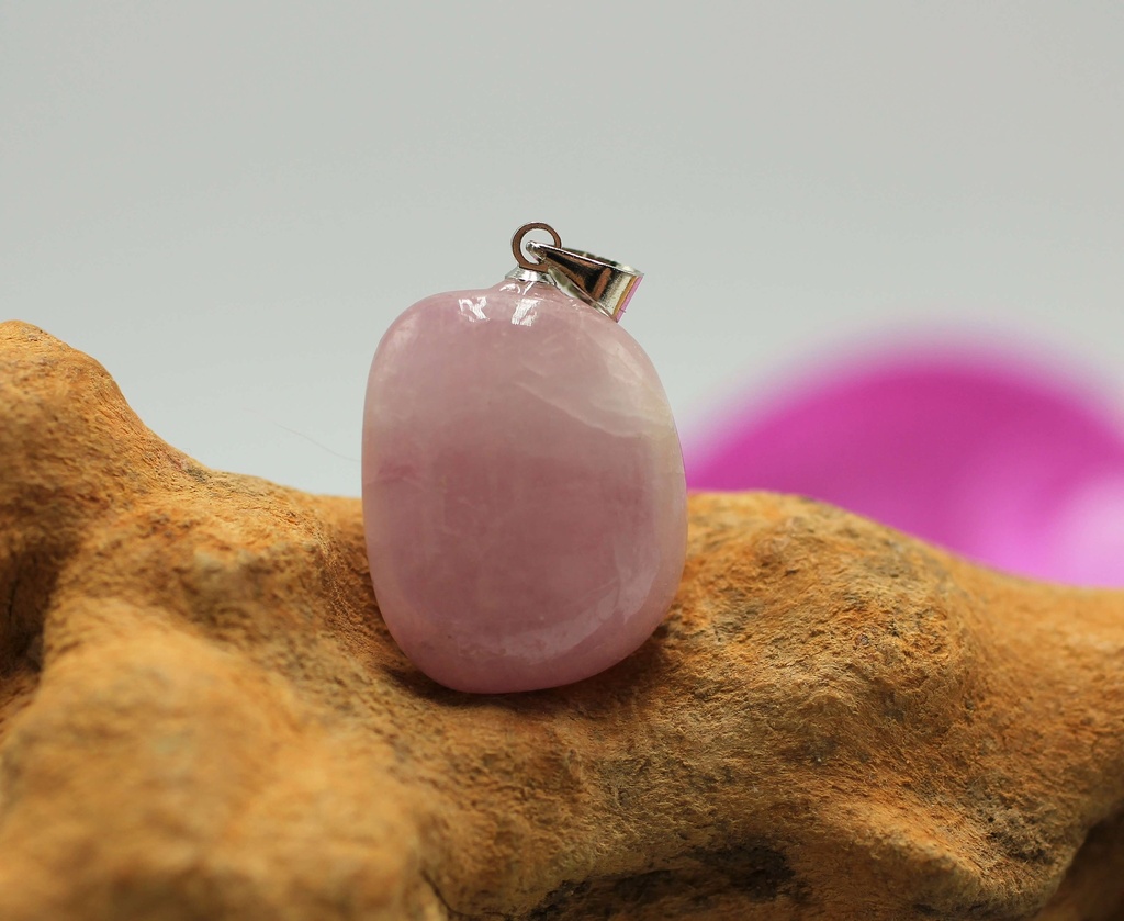 Pendentif en Kunzite rose