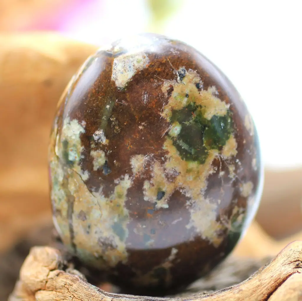 Galet en Chrysoprase