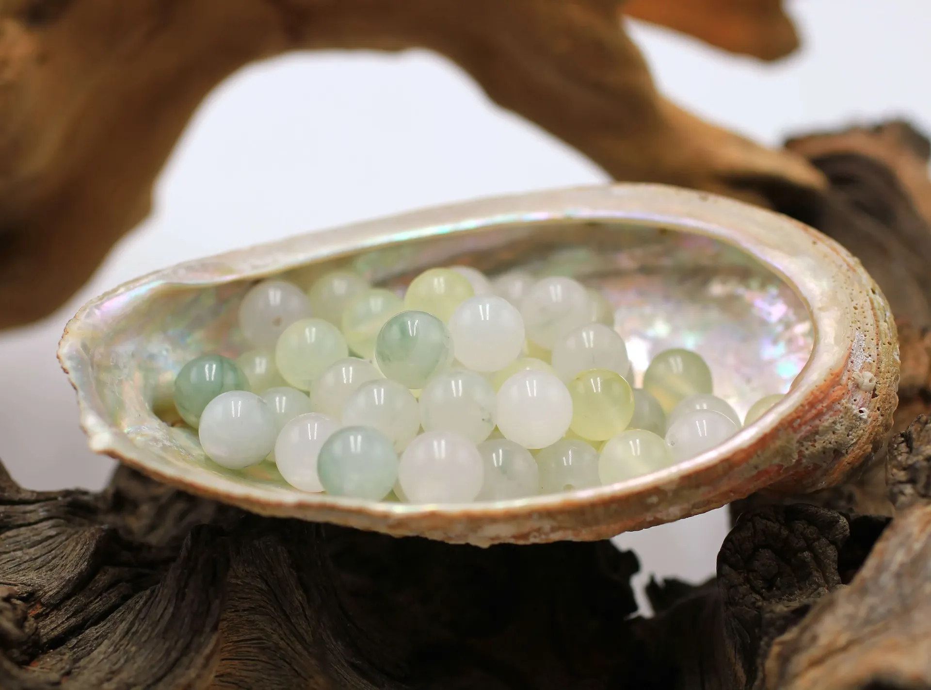 Perle 8mm en Jadéite