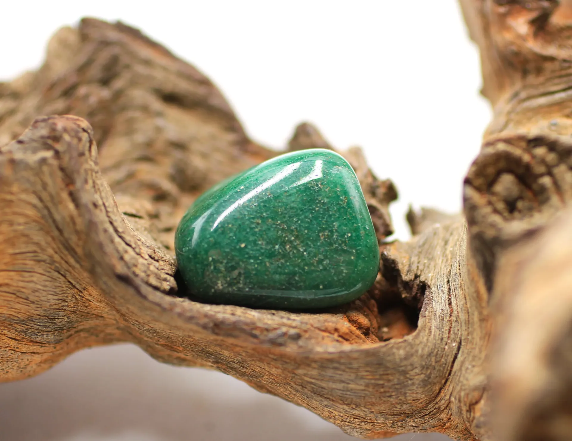 Aventurine verte roulée