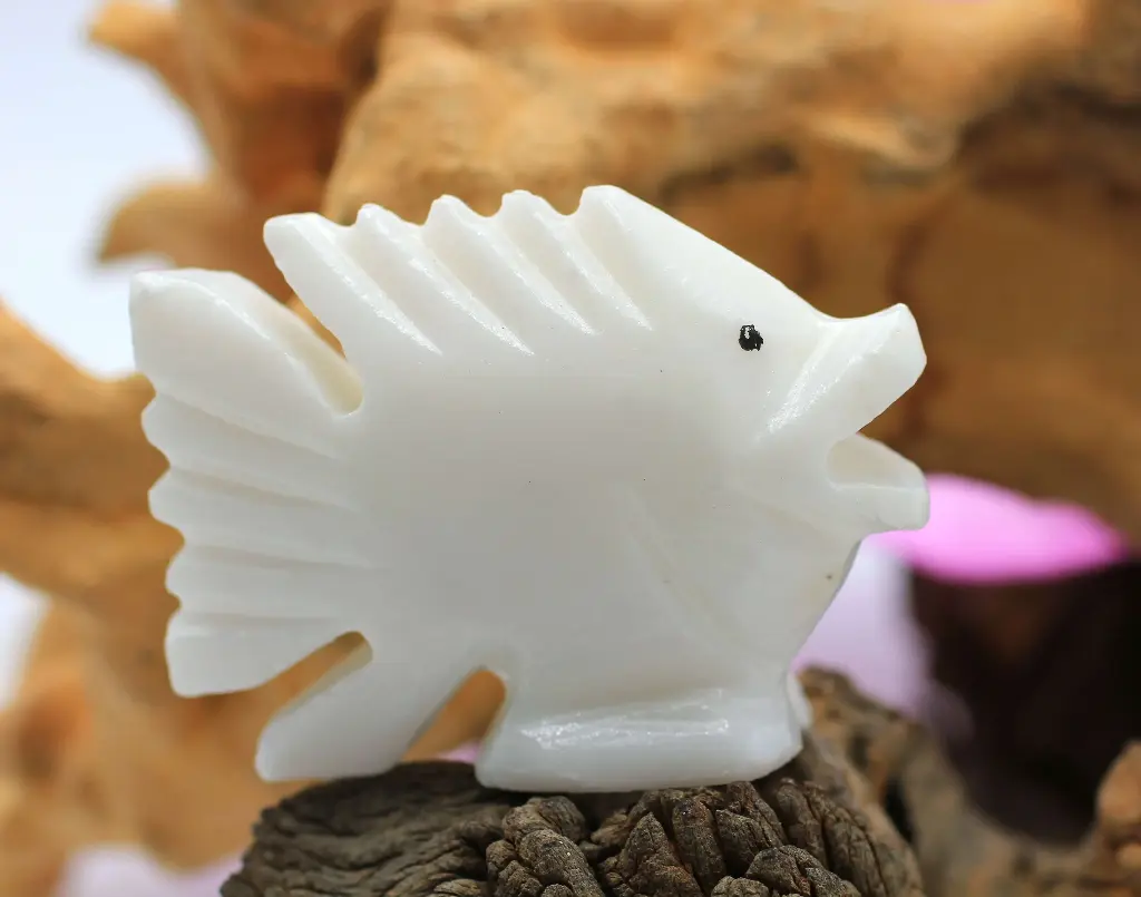 Poisson en Jade blanc