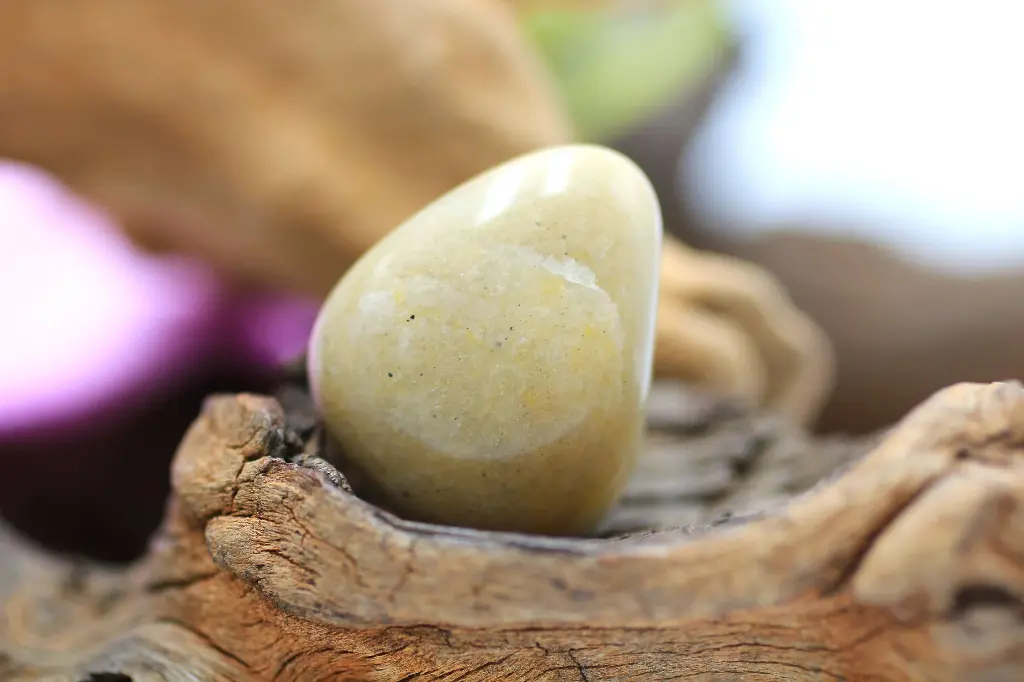 Aventurine jaune roulée