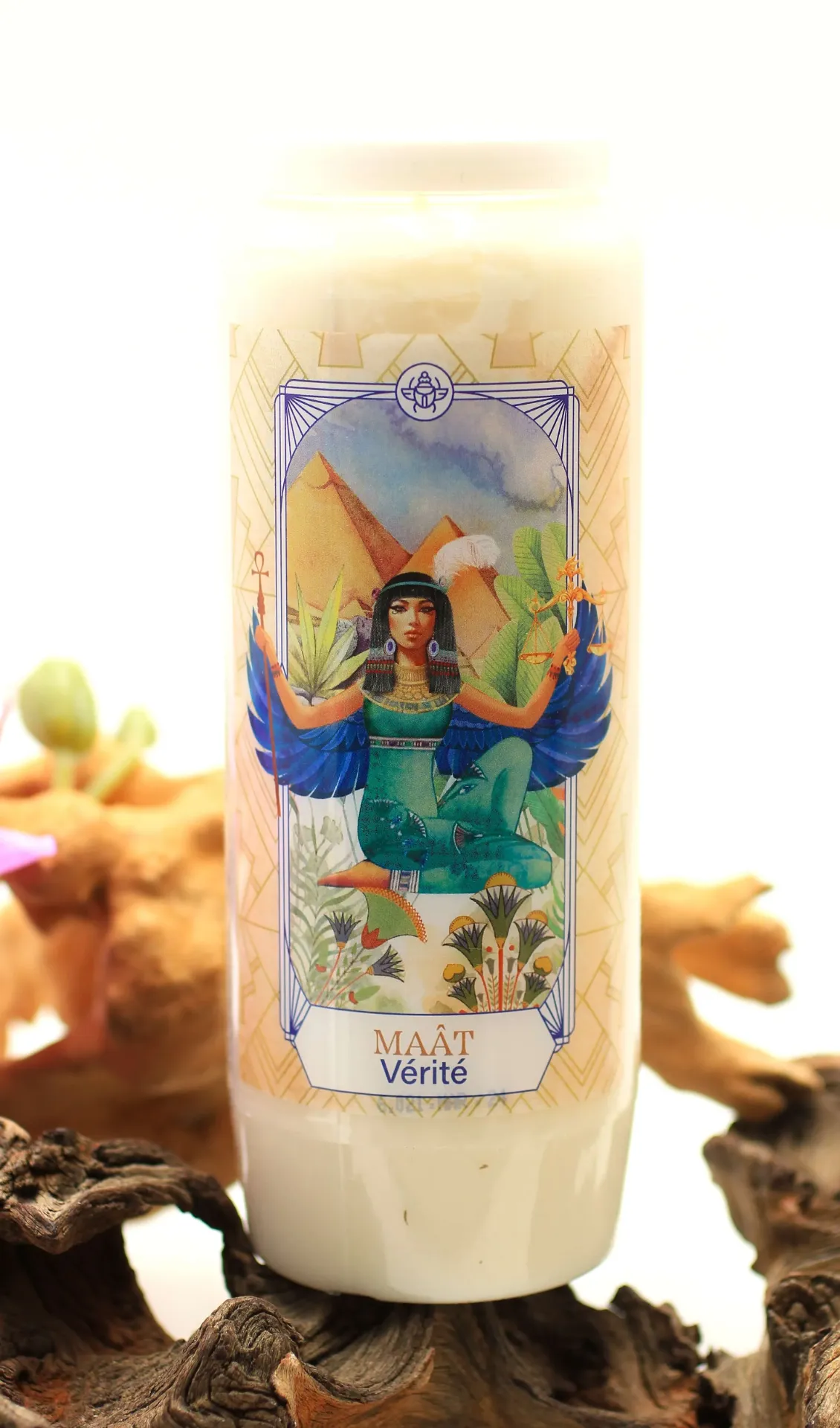 Bougie neuvaine Maât