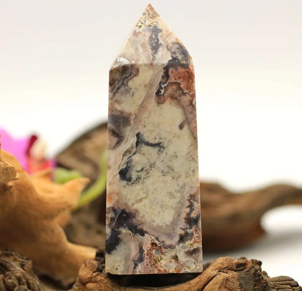 Obélisque en Agate crazy lace