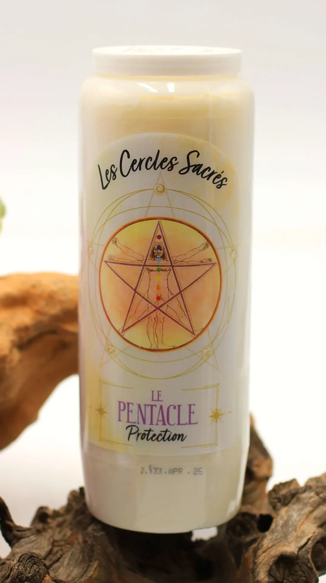 Bougie neuvaine Le Pentacle