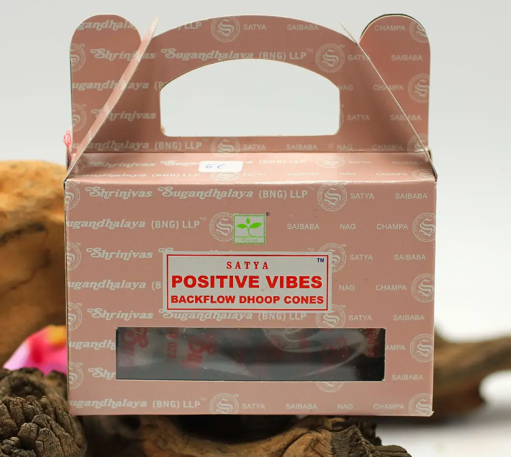 Encens cône à refoulement Positive Vibes