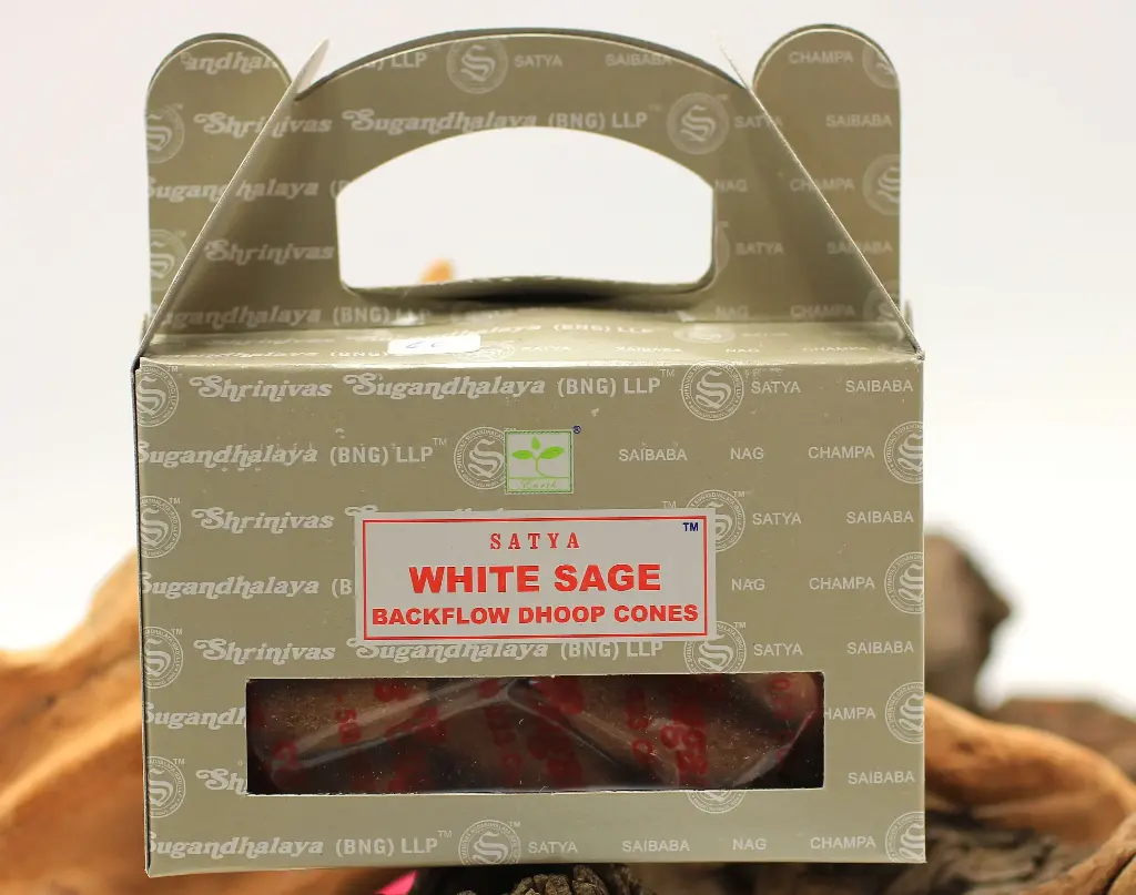Encens cône à refoulement Sauge blanche