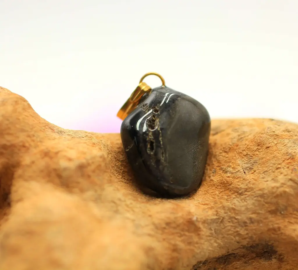 Pendentif en Onyx noir