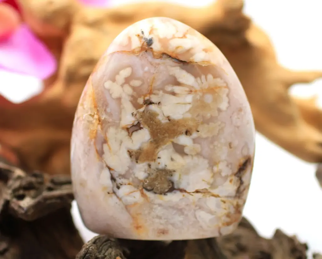 Rocher en Agate fleur de cerisier