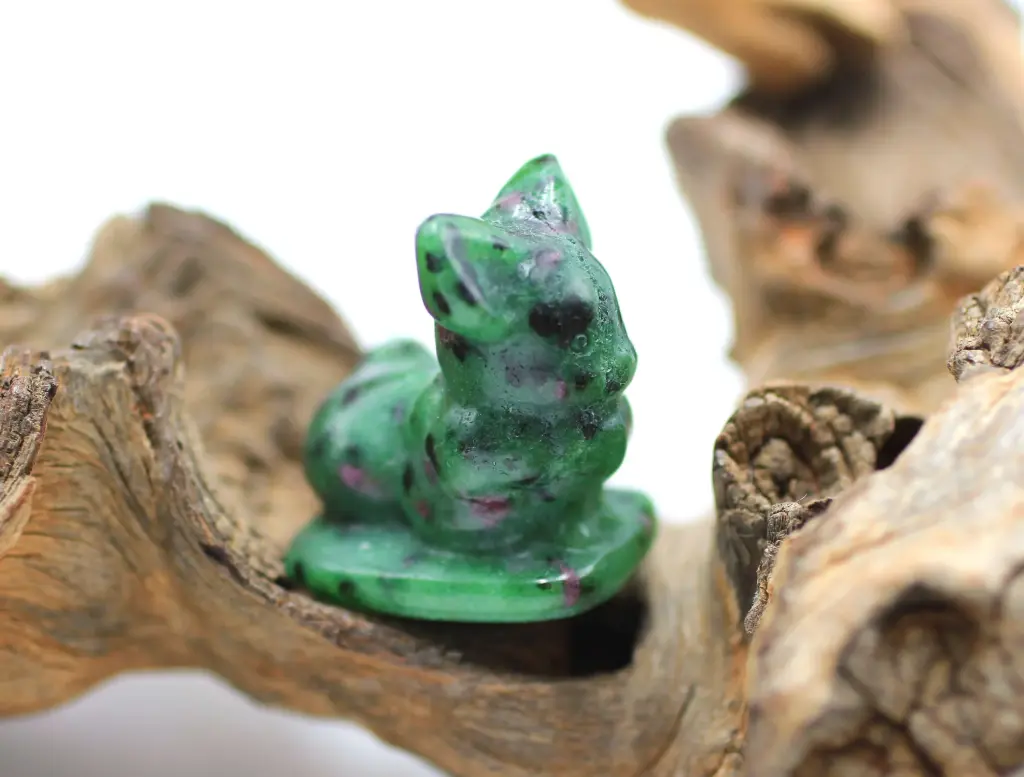 Evoli en Zoïsite rubis