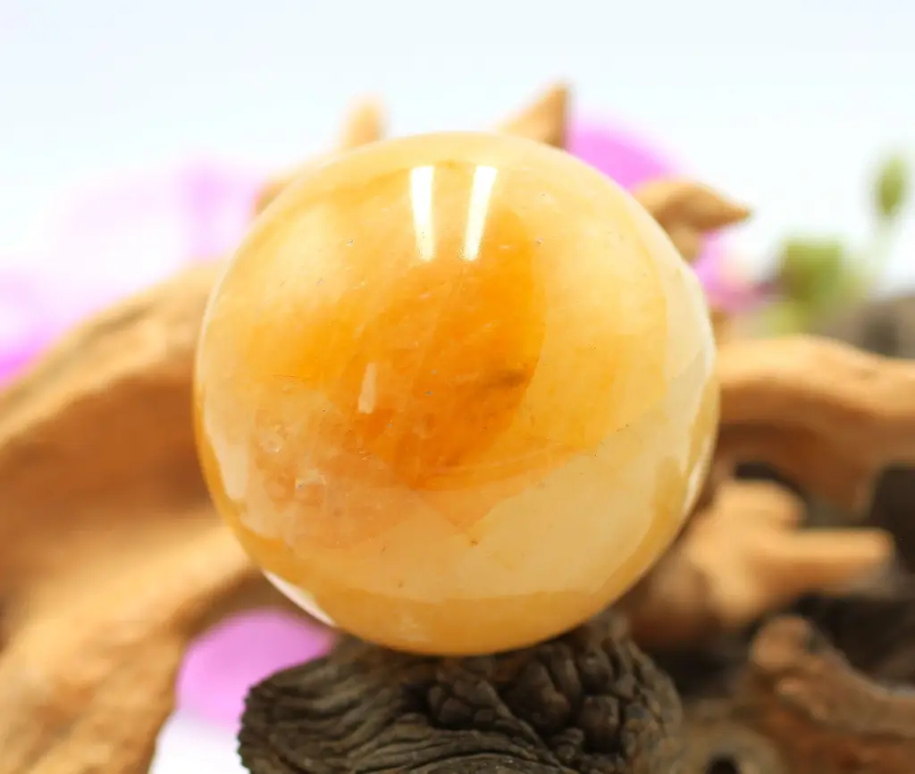 Sphère en Quartz Golden Healer