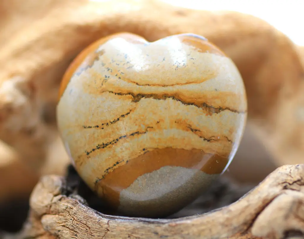 Cœur en Jaspe paysage