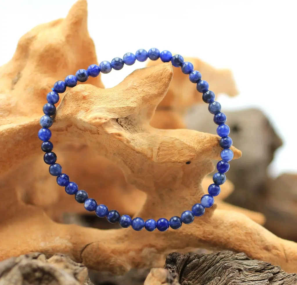 Bracelet en perles 4mm en Sodalite