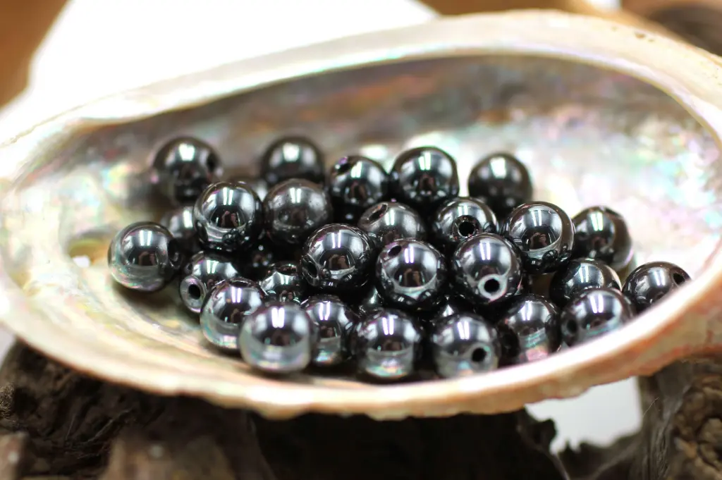 Perle 8mm en Hématite