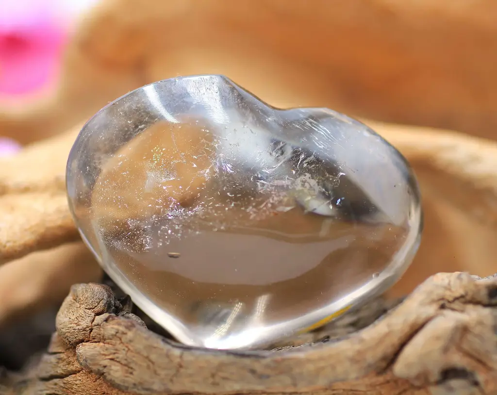 Cœur en Quartz fumé