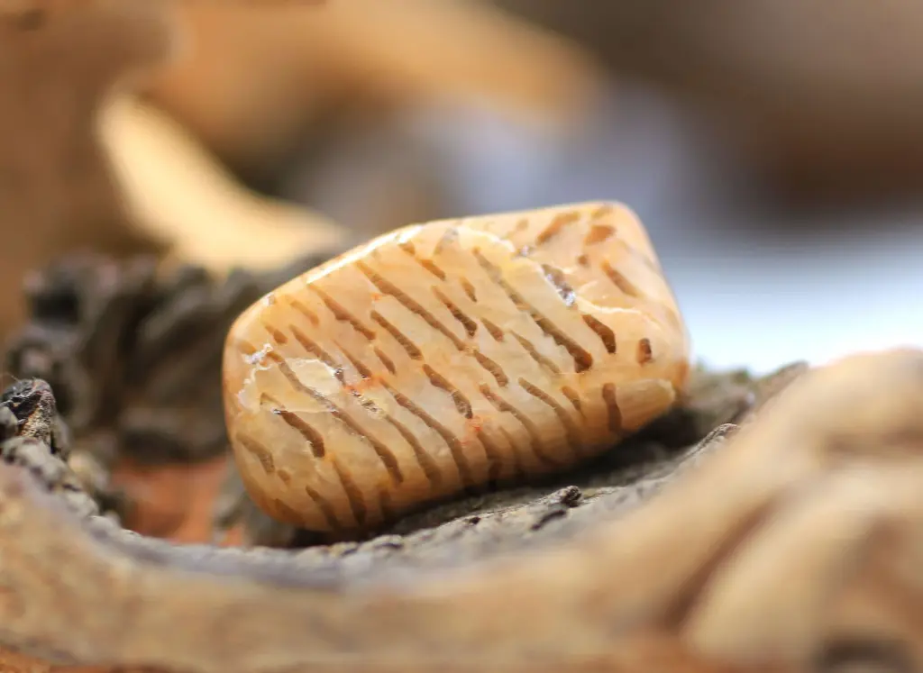 Feldspath graphique roulé