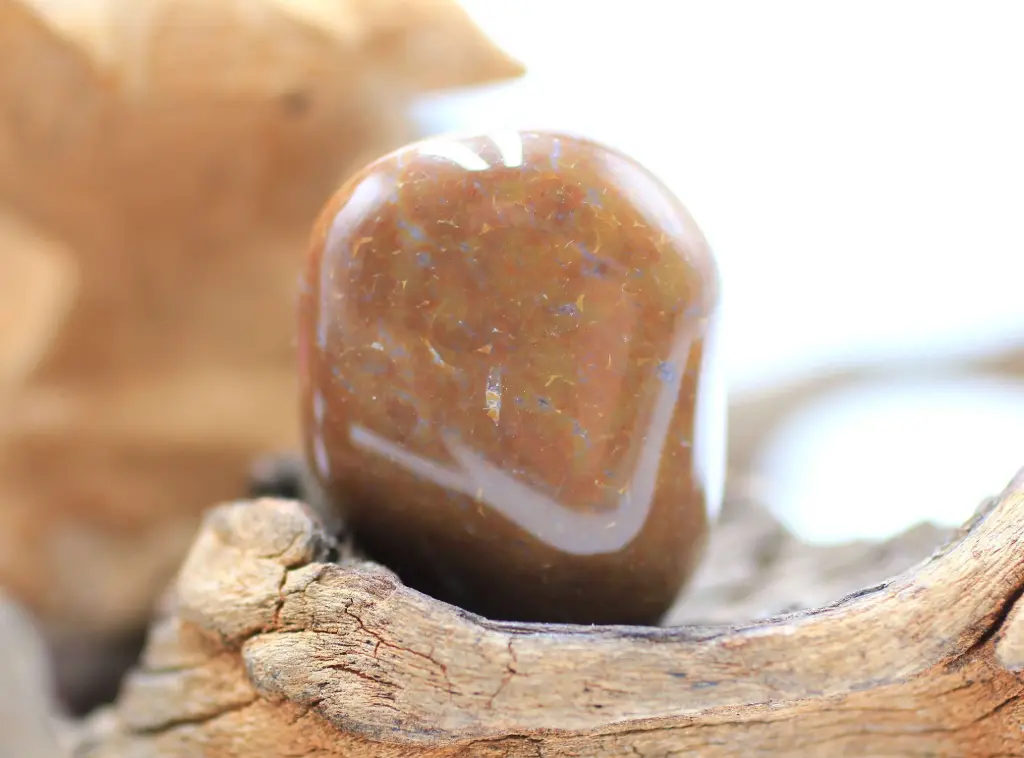 Agate indienne roulée