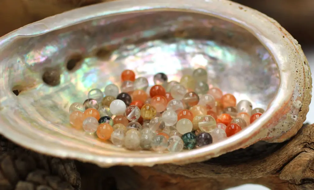 Perle 4mm en Quartz lodolite