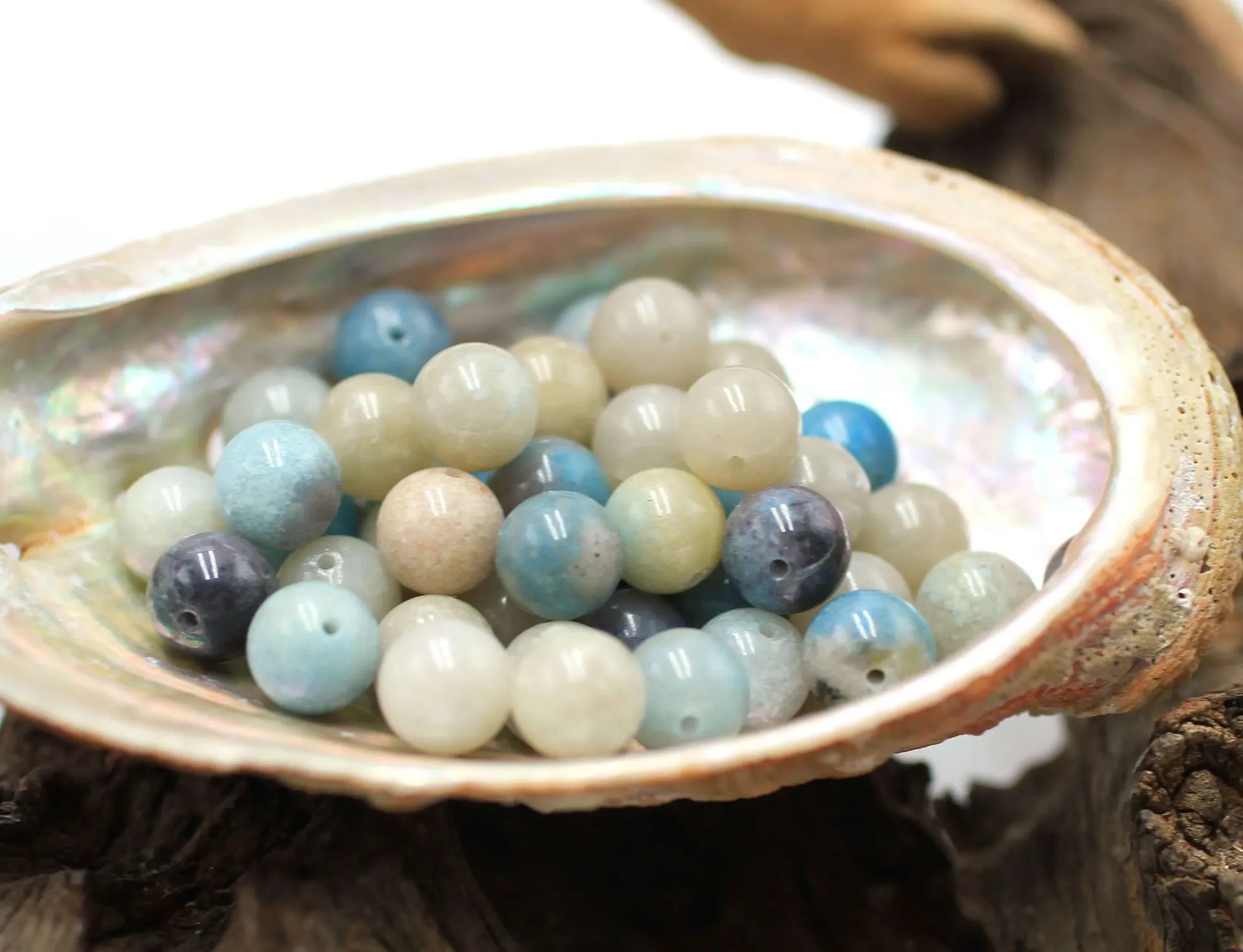 Perle 8mm en Trolléite