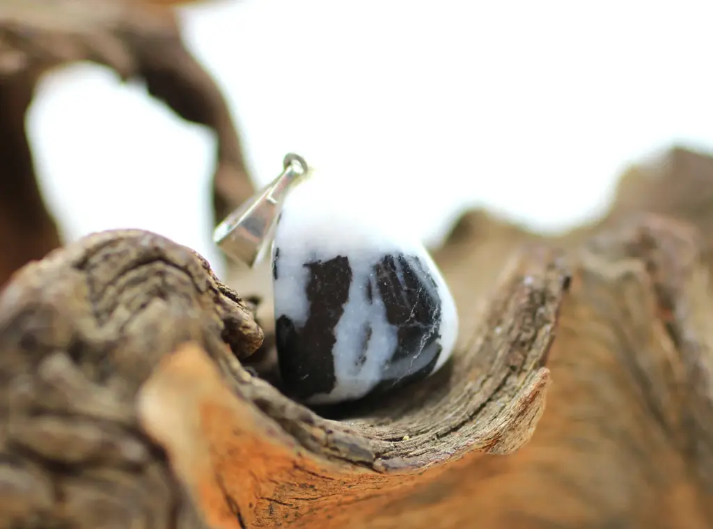 Pendentif en Jaspe zèbre
