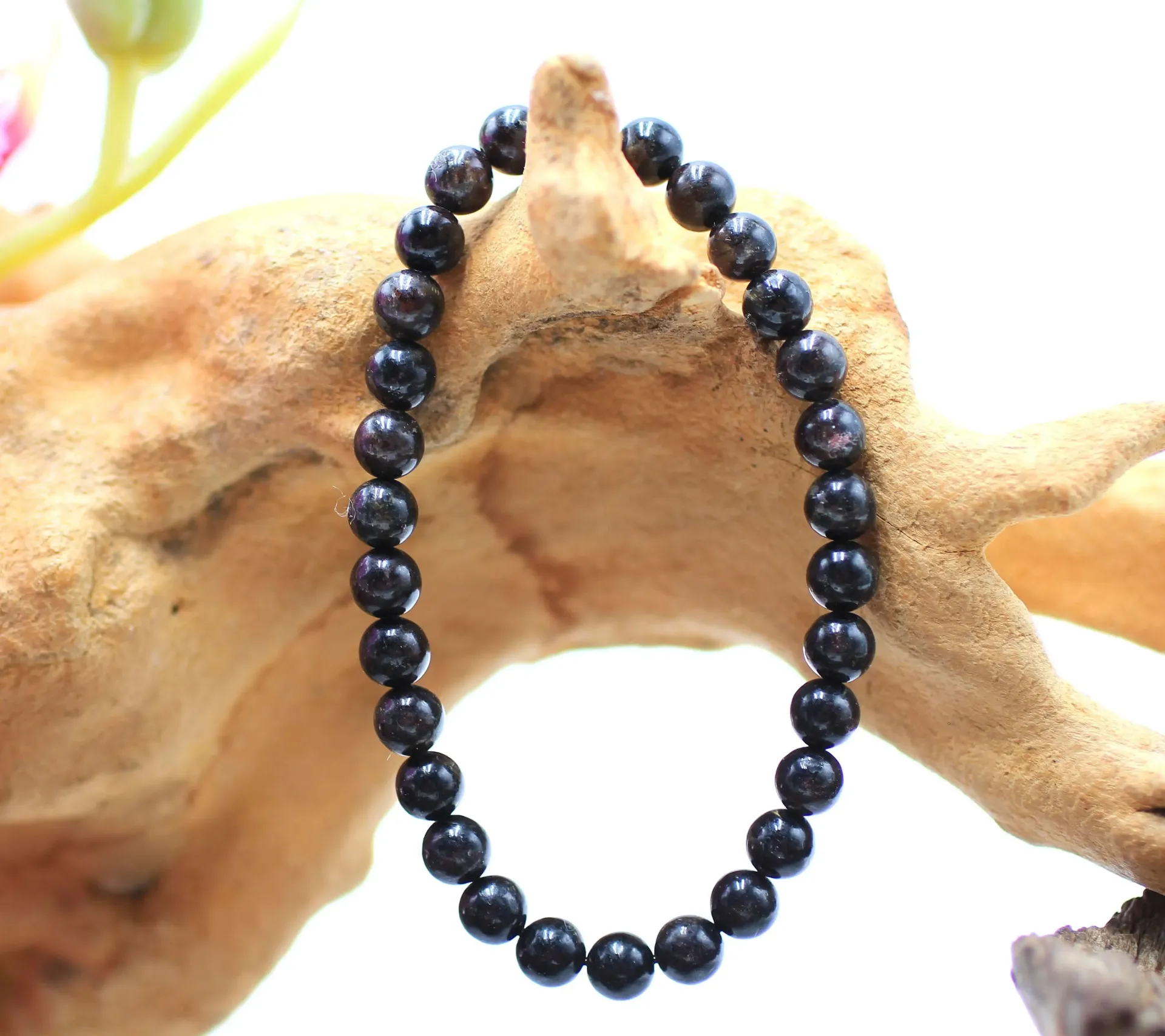 Bracelet en perles 6mm en Astrophyllite