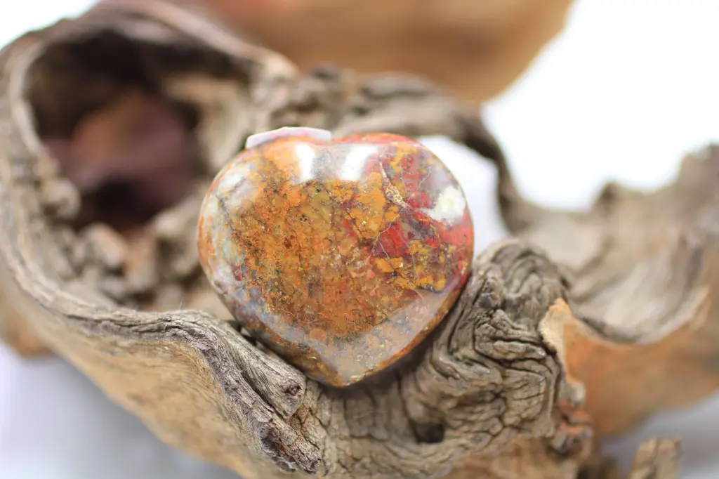 Cœur en Jaspe breschia
