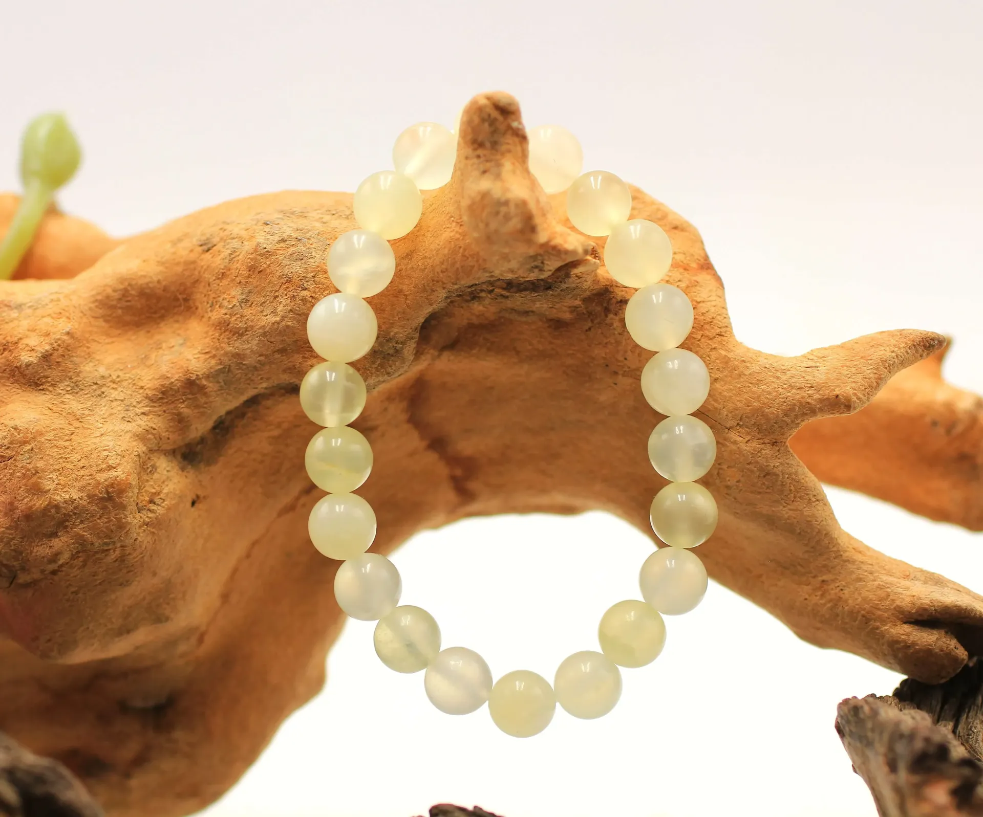 Bracelet en perles 8mm en Jadéite
