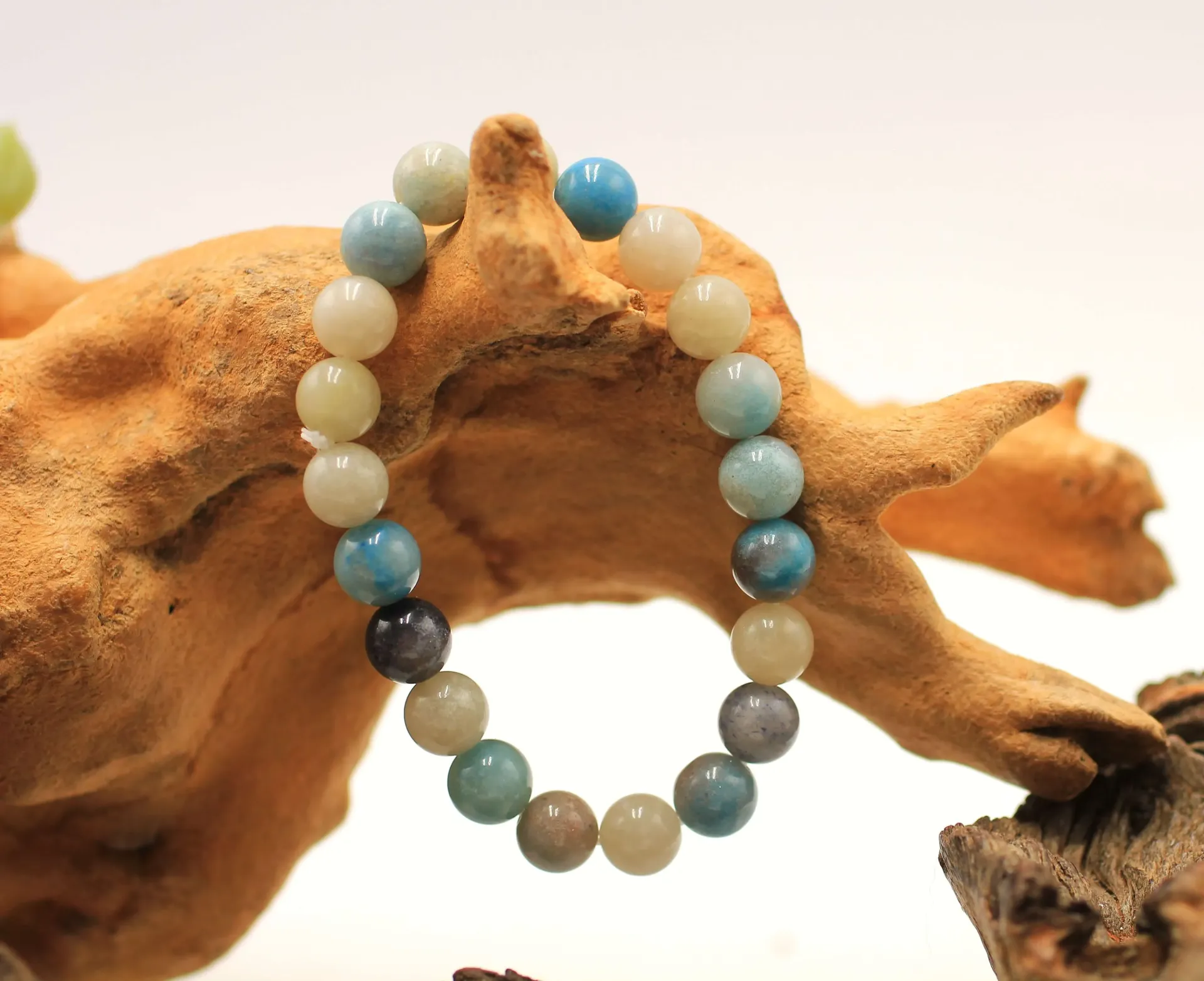 Bracelet en perles 8mm en Trolléite