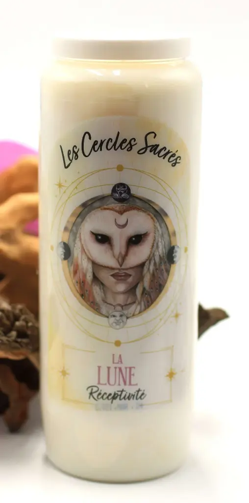 Bougie neuvaine Lune