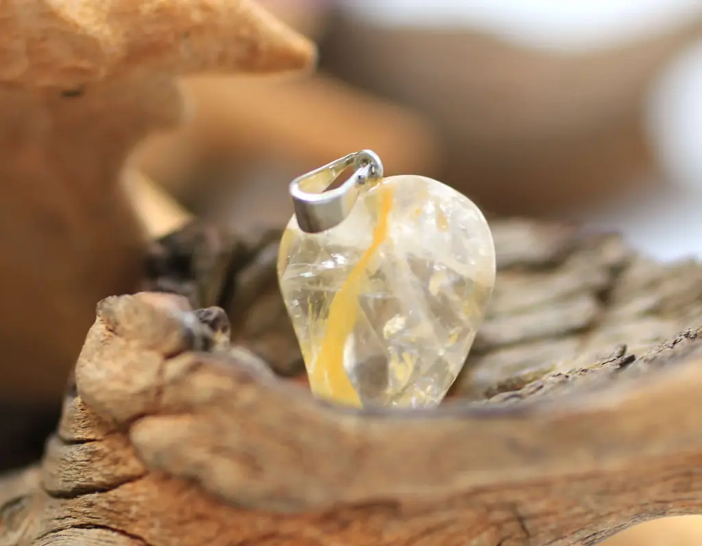 Pendentif en Quartz Golden Healer
