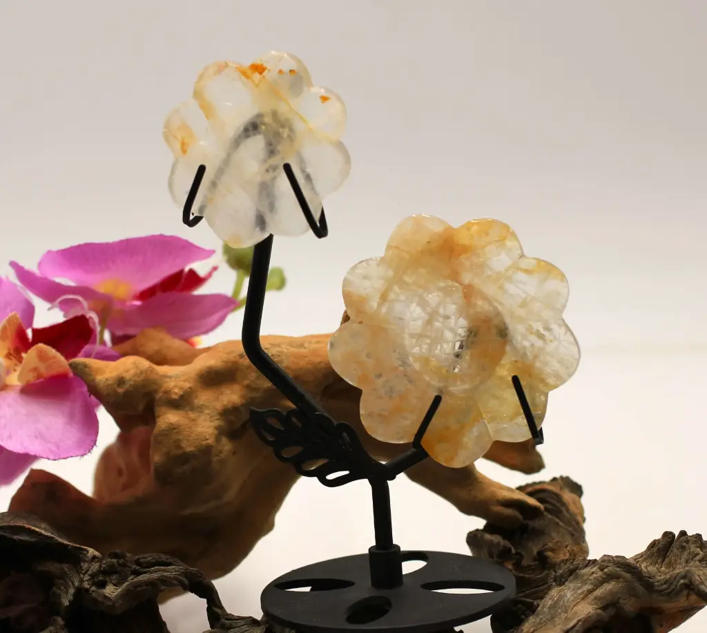 Fleur en Quartz Golden Healer