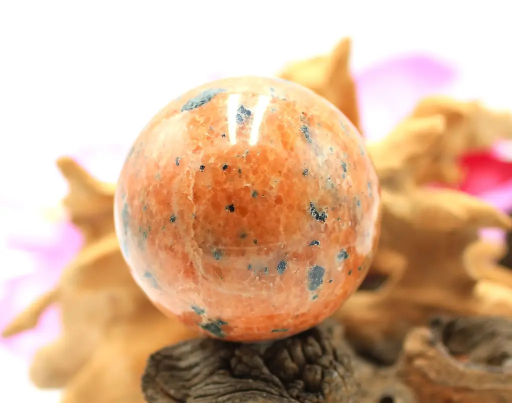 Sphère en Calcite rouge