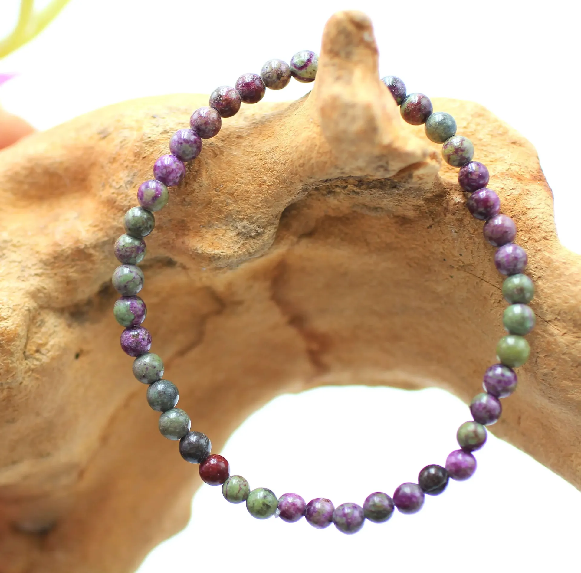 Bracelet en perles 4mm en Atlantisite