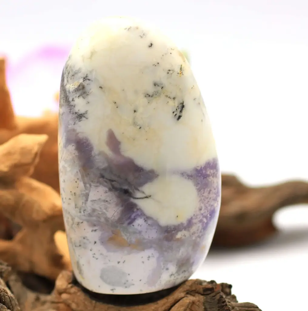 Rocher en Opale dendritique et Opale Morado