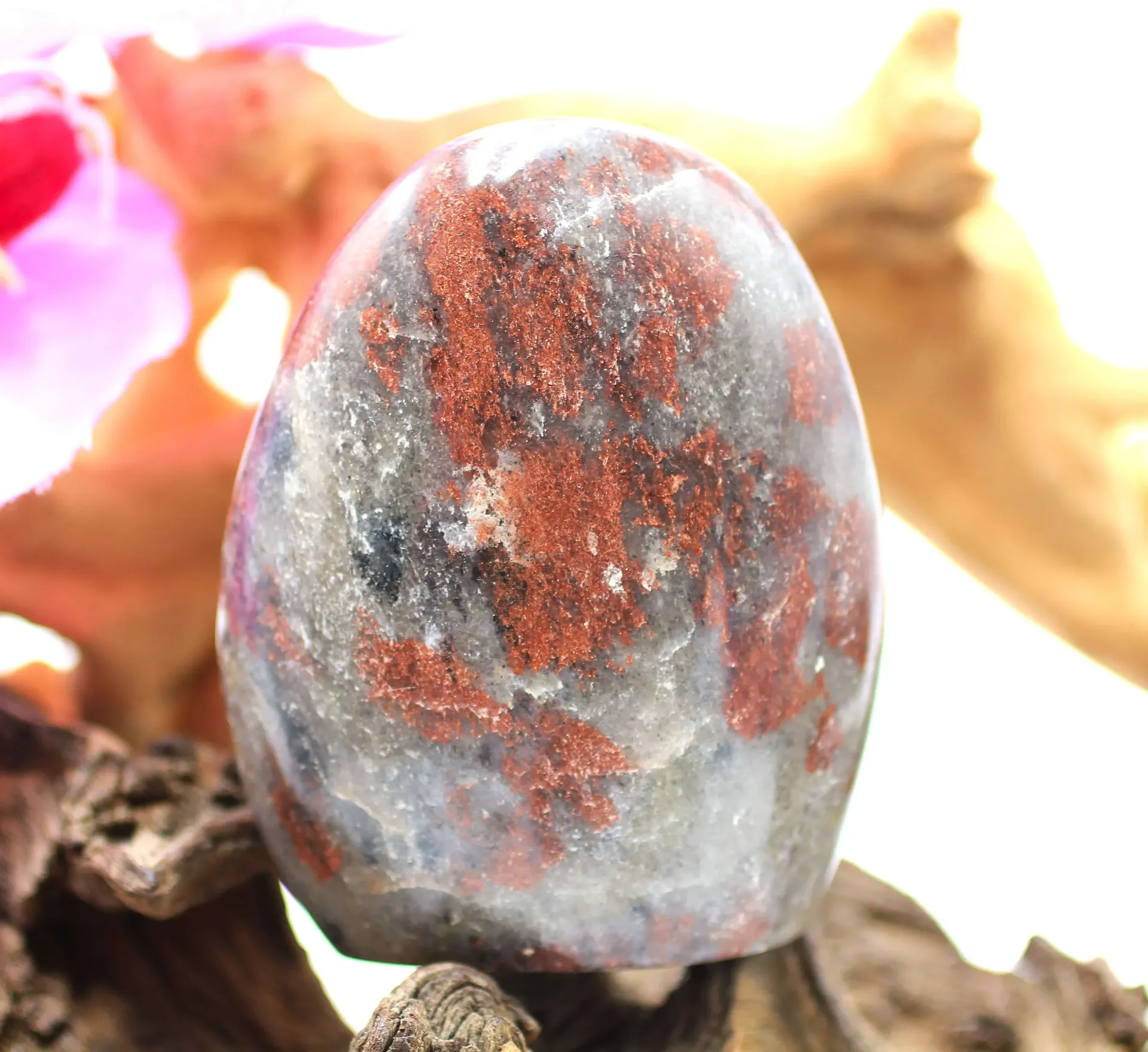 Rocher en Aventurine marron