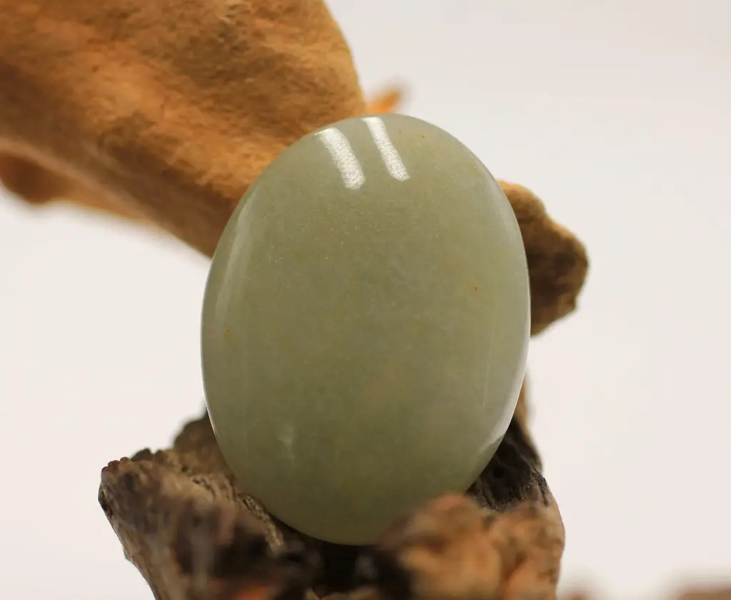 Galet "Anti-stress" en Aventurine verte