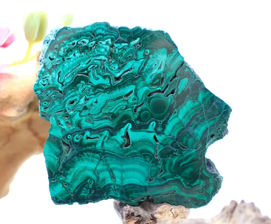 Tranche en Malachite