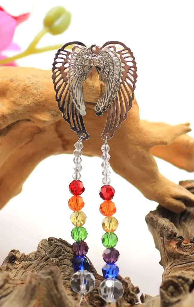 Attrape Soleil Aile d'ange et 7 chakras