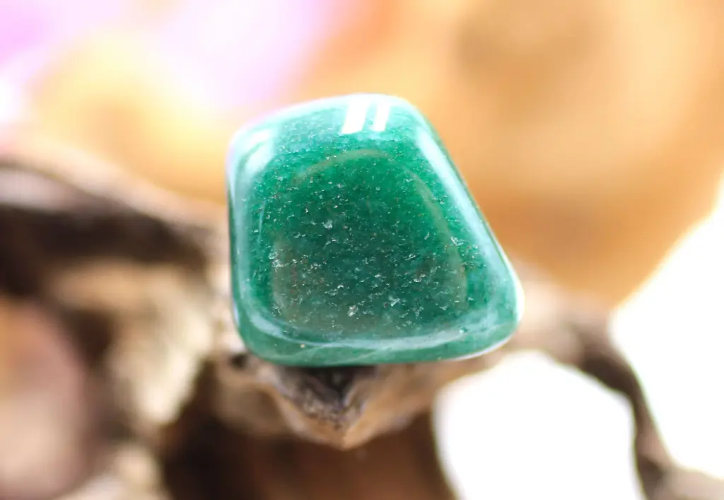 Aventurine verte roulée