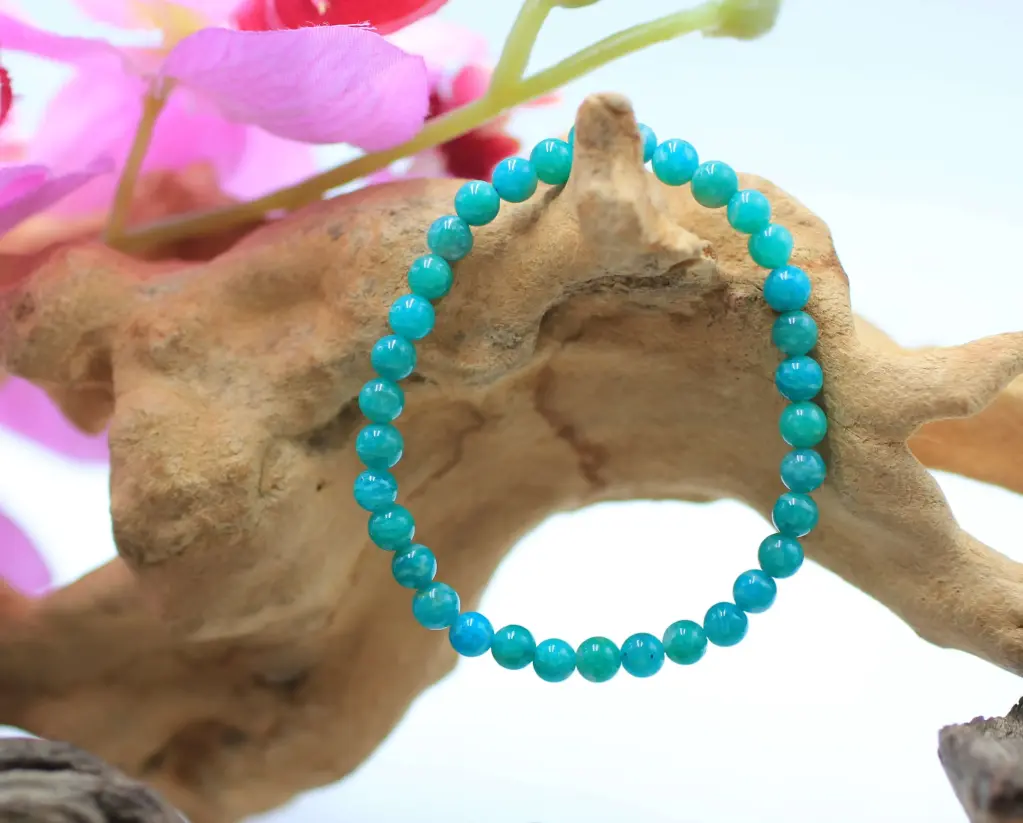 Bracelet en perles 6mm en Amazonite